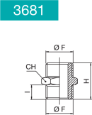 NIPPLO CILINDRICO -3681-