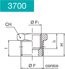 RIDUZIONE CONICA -3700-