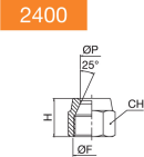 NUT FOR OGIVE -2400-