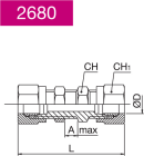 STRAIGHT BULKHEAD CONNECTOR