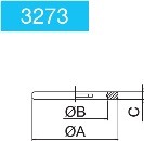 NYLON NOTCHED WASHER