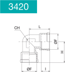 ELBOW F.F. COMPACT