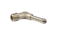 ELBOW HOSE CONNECTOR 120° MALE RADIUS 