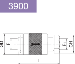 SLIDE VALVE FEMALE/FEMALE