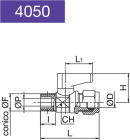 MINI BALL VALVE MALE CONICAL WITH NUT AND OLIVE