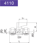 MINI BALL VALVE NUT/NUT