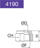NUT FOR MINI BALL VALVE