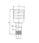 QUICK COUPLER FOR SPIRALE HOSE WITH SPRING