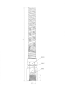 STRAIGHT FEMALE SWIVEL WITH SPRING