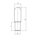 POLYETHYLENE SILENCER WITH PLUG BASE